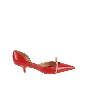 Ferragamo Pointed Toe Pumps With Bow Accent - NWT